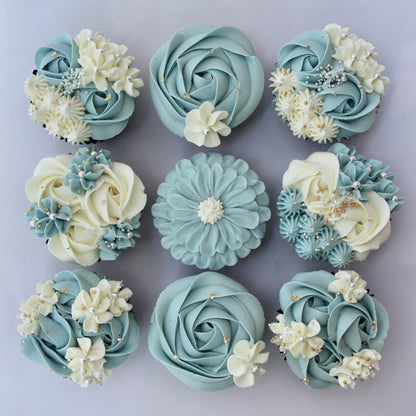 Standard floral cupcakes